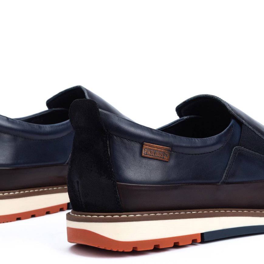 Men's Pikolinos BERNA Moccasins Blue | NZ M7Q8302